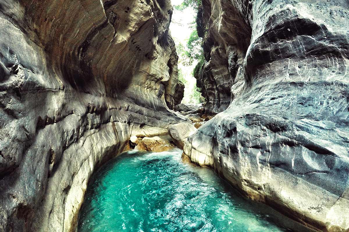 Gole del Raganello in Calabria.