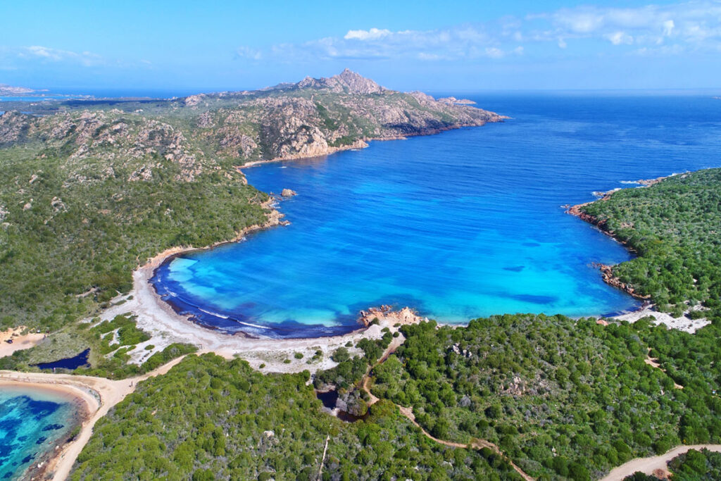 spiaggia dei due mari in Sardegna