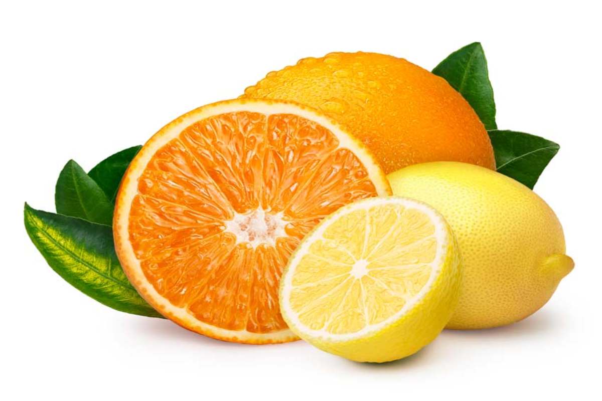 bucce di limone e arancia