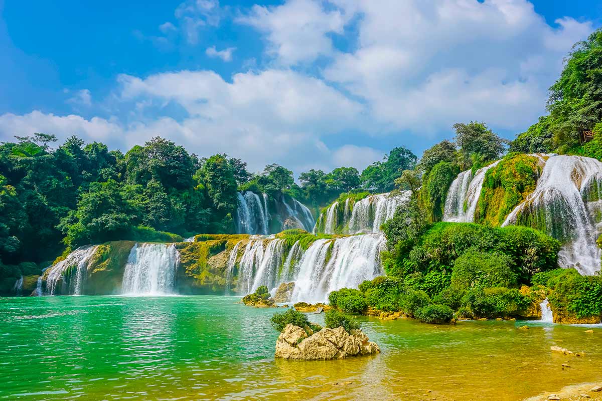 cascata Ban Gioc in Vietnam