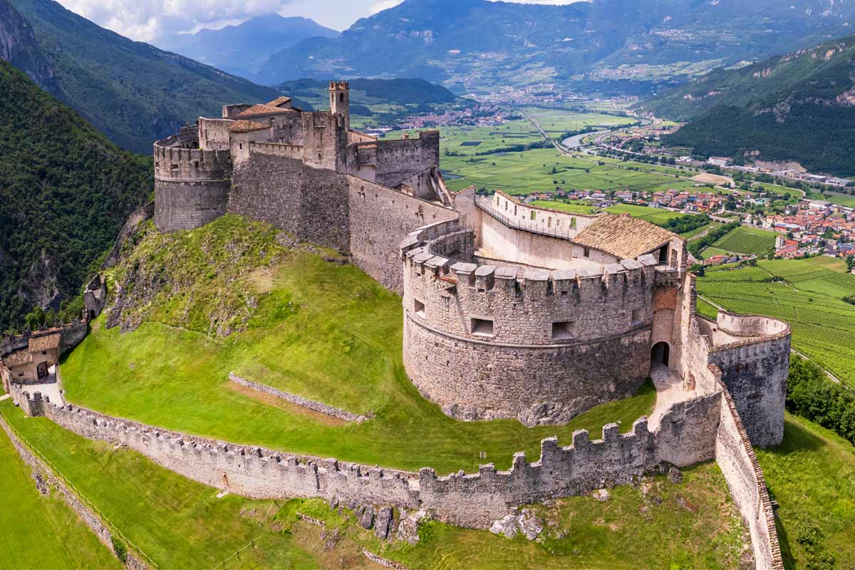 Il Castel Beseno in trentino Alto-Adige