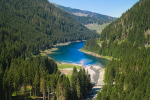 Il lago di Paneveggio Dolomiti