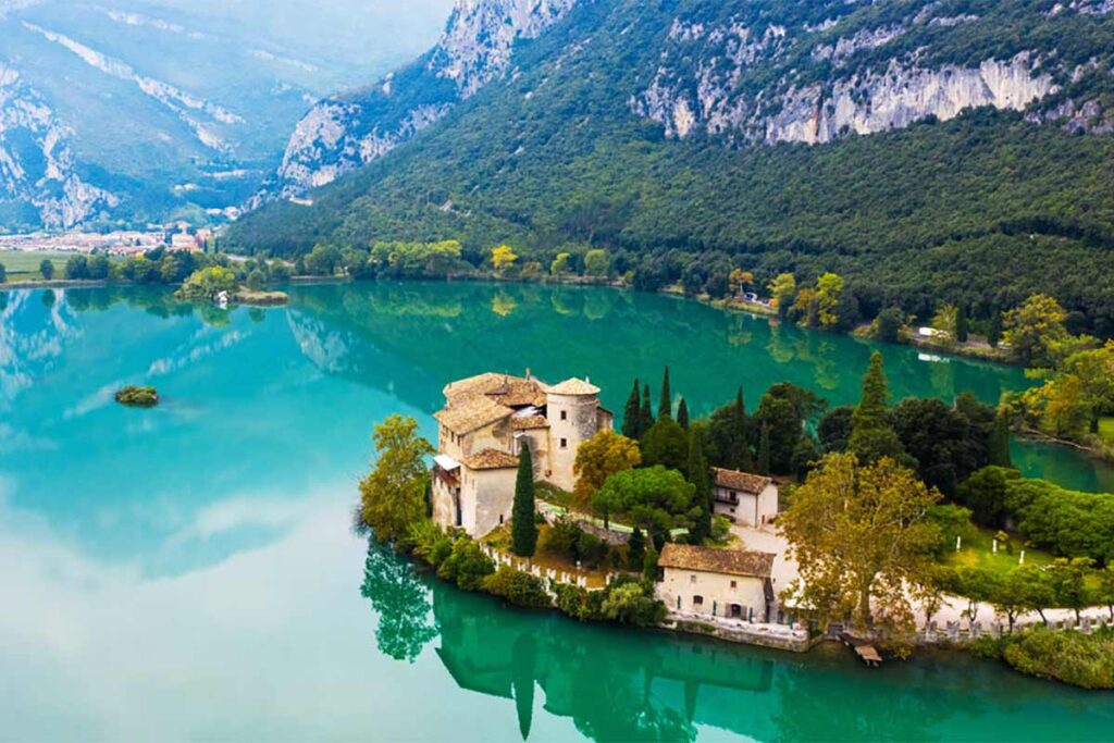 Il lago di Toblino, Trentino