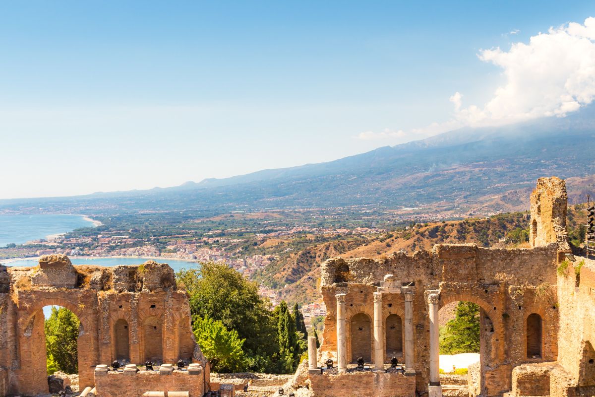 Taormina mare Sicilia