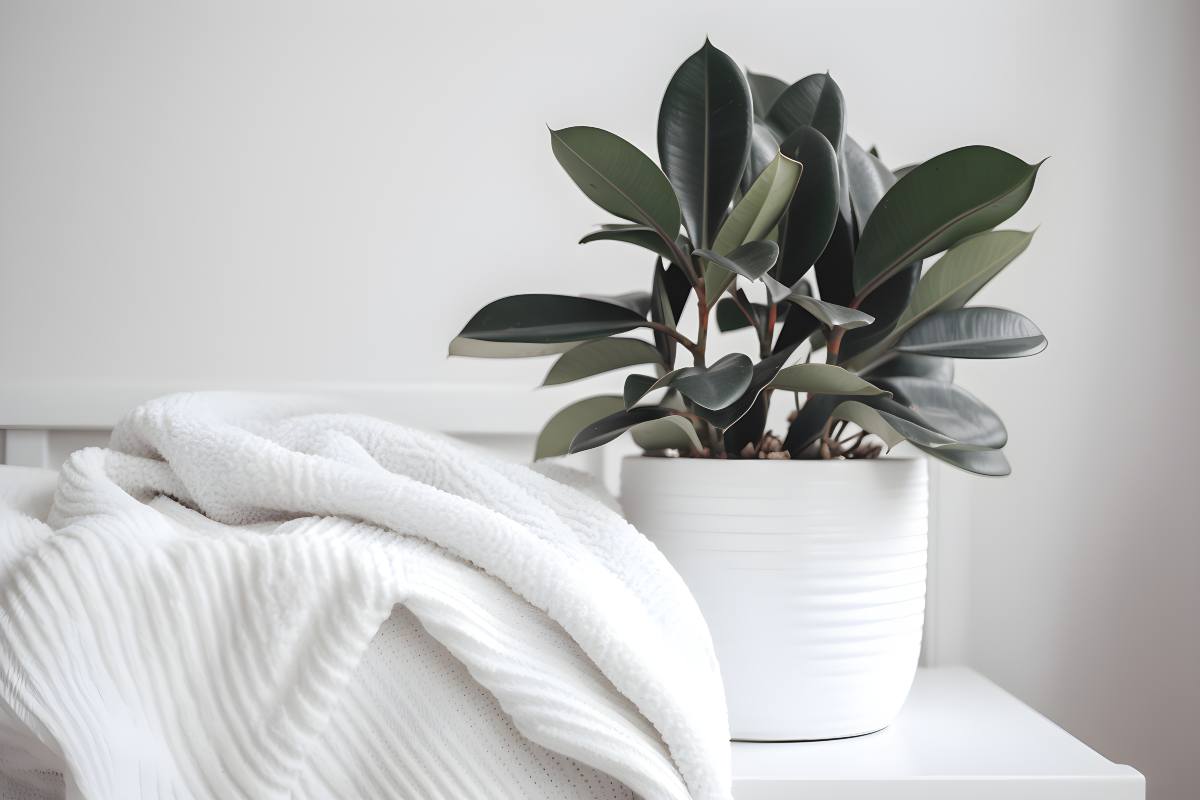 Piante eleganti da appartamento: Ficus elastica