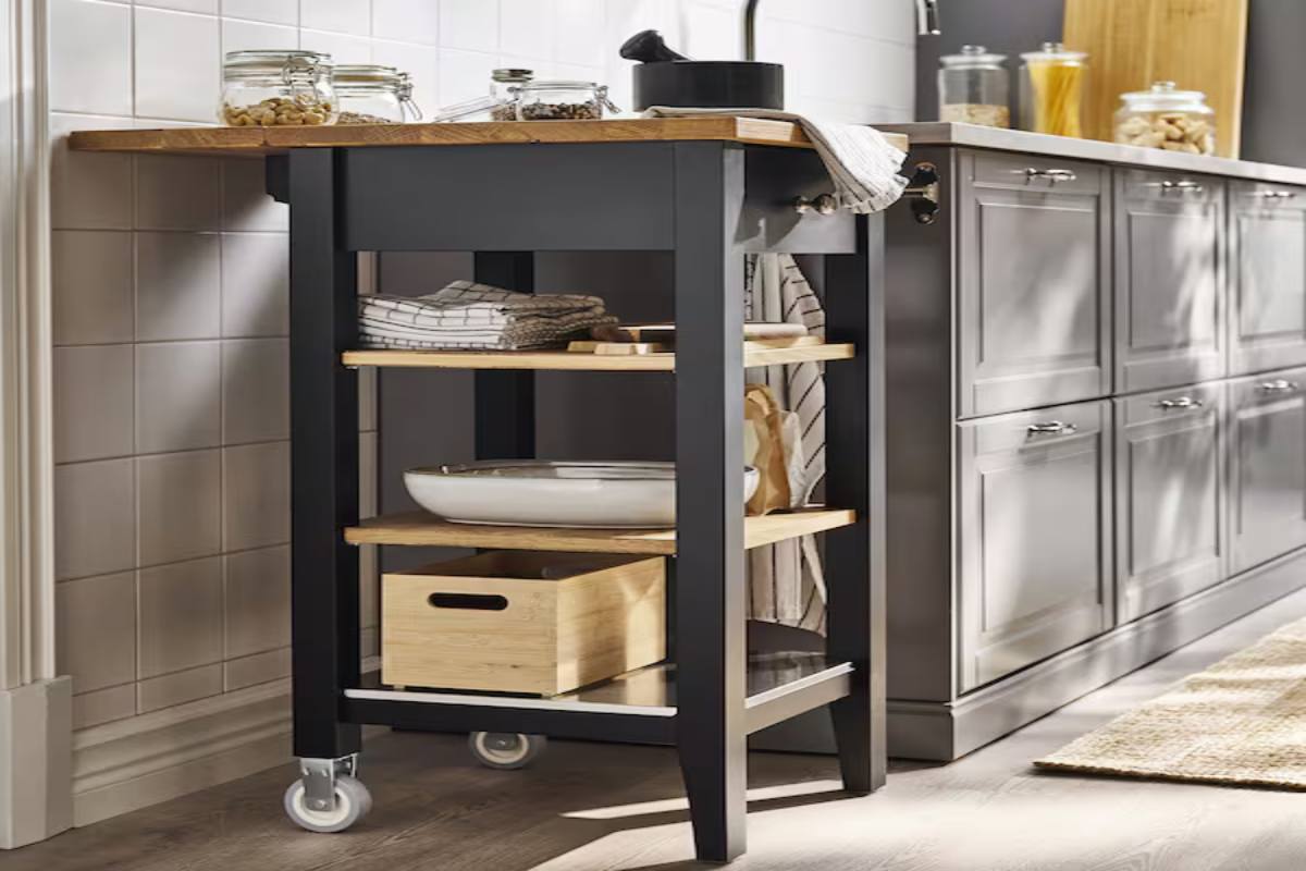 Novità Ikea: il carrello STENSTORP perfetto per extra spazio e stile in cucina