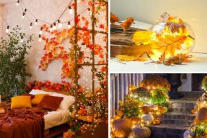 10 idee luminose per decorare casa e giardino in autunno