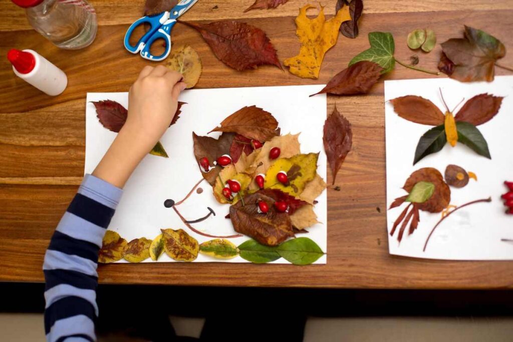 lavoretti autunnali di animali per bambini