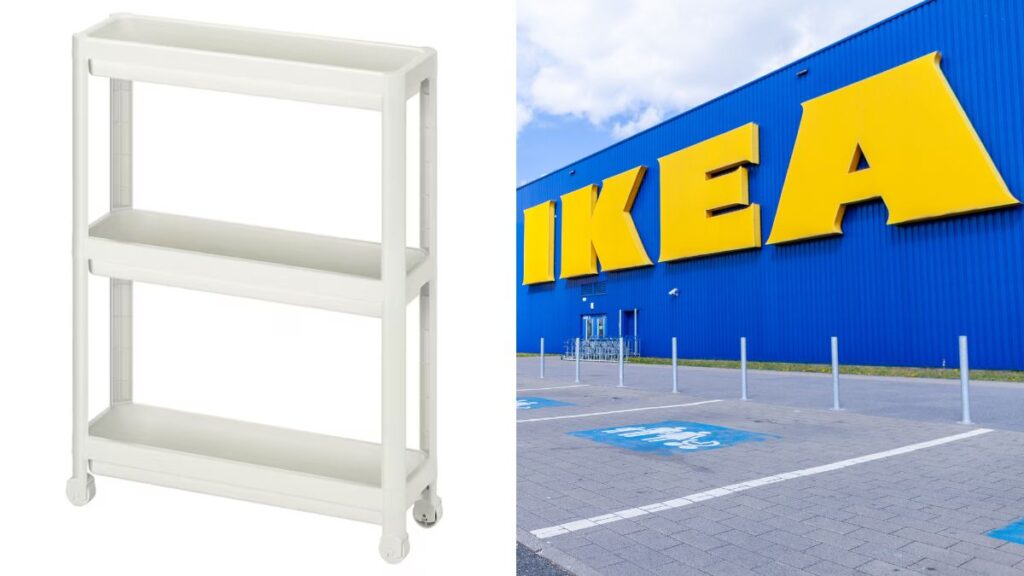 Ikea Carrello salvaspazio VESKEN