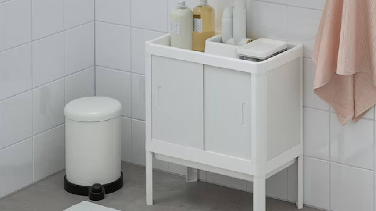 LILLTJÄRN Mobile base per lavabo: una delle 5 soluzioni salvaspazio Ikea