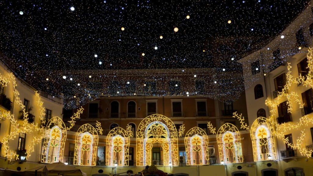 Luminarie italiane natalizie