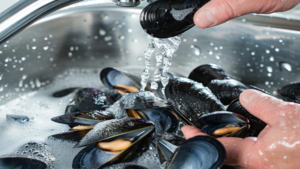 Pulire le cozze in 5 minuti