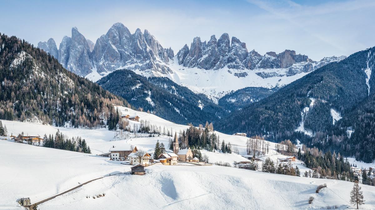 I borghi innevati in Italia