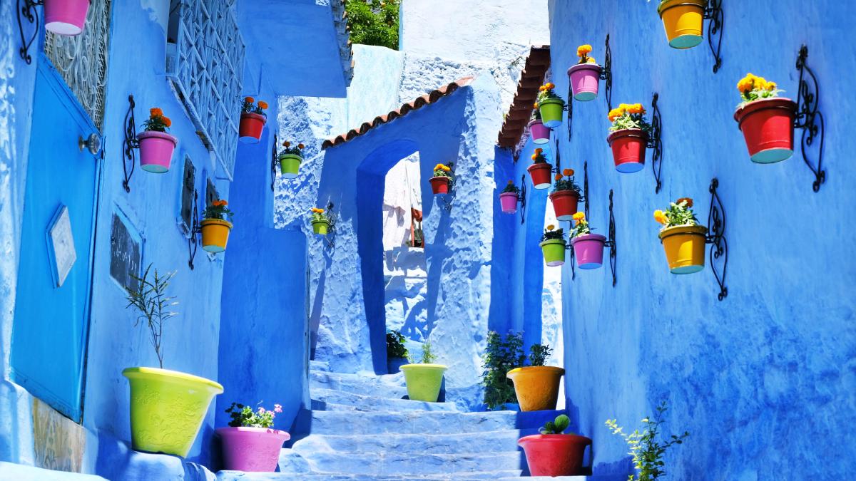 Chefchaouen, la città blu in Marocco