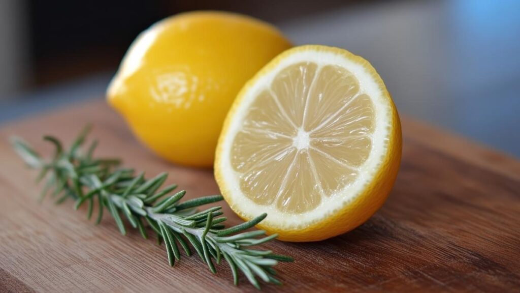 Come deodorare la cucina con limone e rosmarino