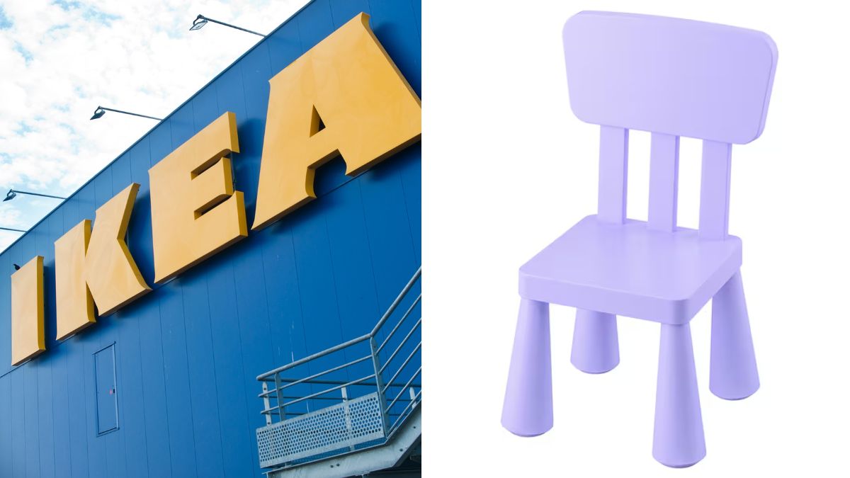 Ikea colore lilla seggiolina MAMMUT