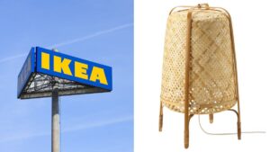 Ikea lampada in bambù KNIXHULT