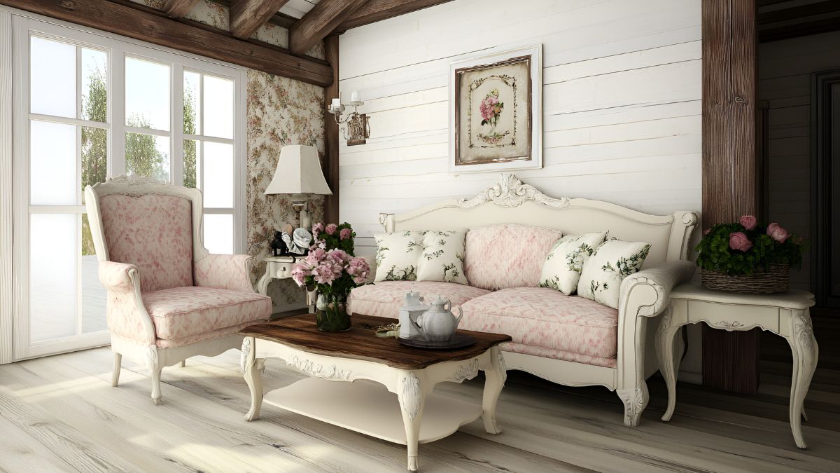 Arredare il soggiorno stile Shabby chic