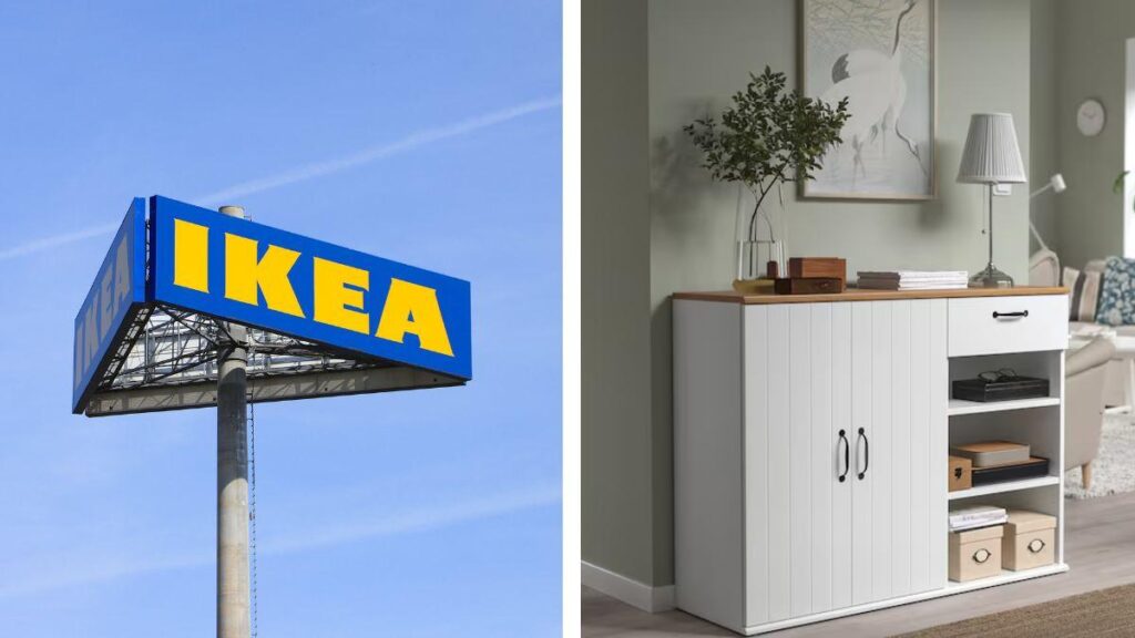 l buffet SKRUVBY di IKEA: un mobile per tenere tutto in ordine