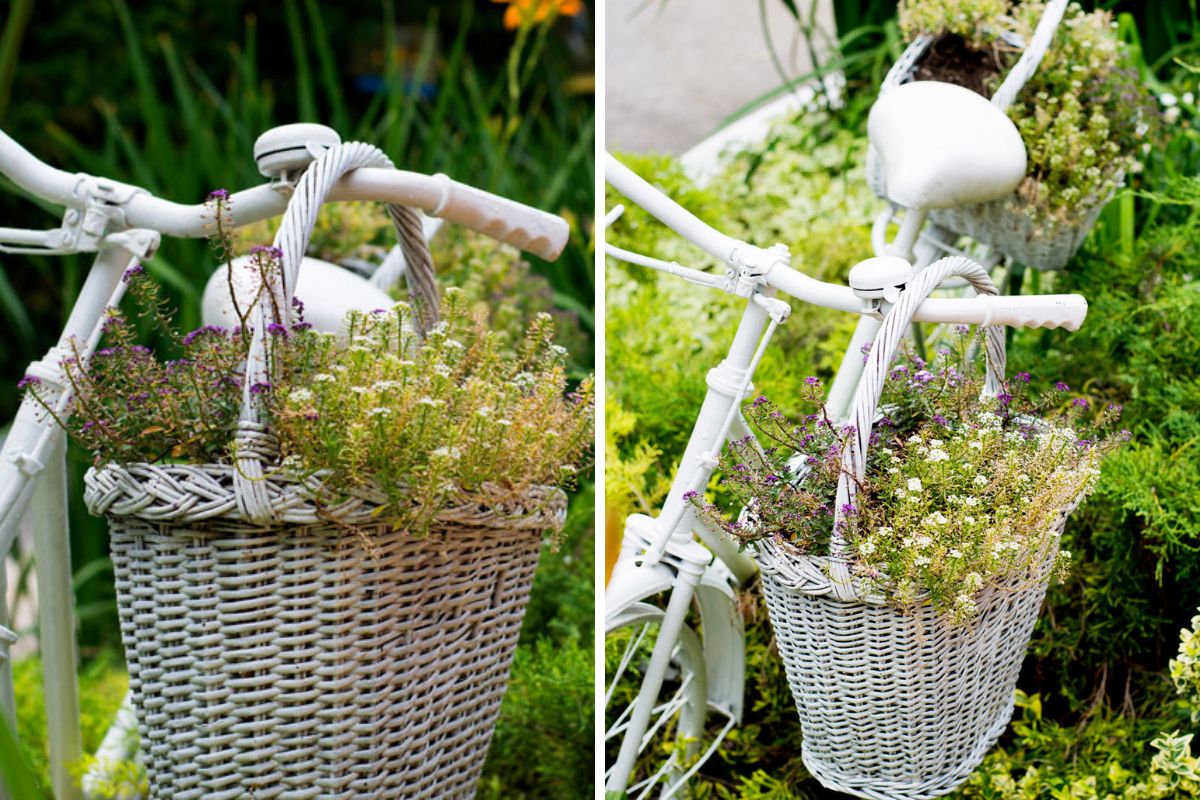 Bici decorata shabby chic