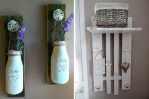 Oggetti riciclati in stile shabby chic