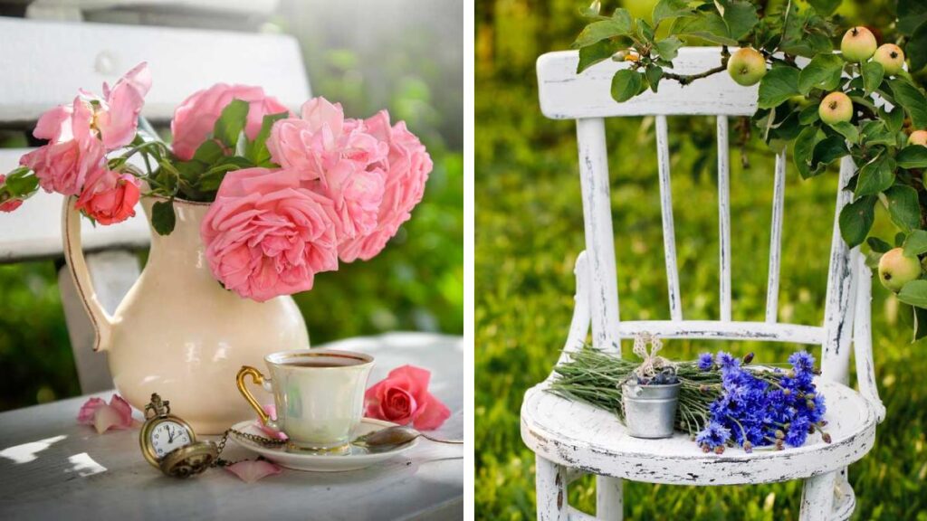 Il giardino shabby chic